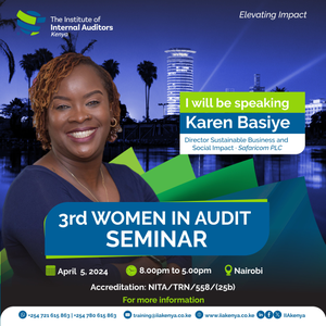 Karen Basiye (Director Sustainable Business and Social Impact of Safaricom PLC)